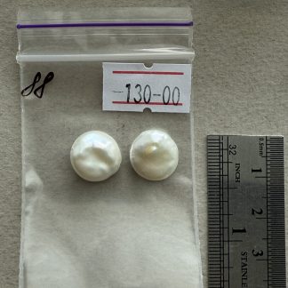 Перли Монета номер 88, 10 мм, з наскрізним отвором, відтінок айворі (під піни 05 мм товщиною)