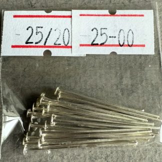 Пін Гвіздок, 🛑Звичайний біжутерний сплав🛑, відтінок світле срібло
.
Розмір 25 мм
.
Ціна за 20 шт упак