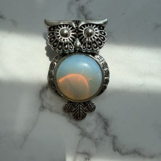 Підвіс Сова з кабашоном, цинковий сплав. (опалове скло)
Розмір 27/45 мм
.
Ціна за шт