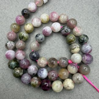 Намистини Турмалін, форма куля, гладка
.
Розмір 8мм, 40 см 
,
Ціна за нитку