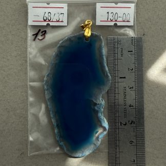 Підвіс Крапля 13, тонований агат. Має бейл з петлею, відтінок світле лимонне золото, сталь
.
Розмір 40/70 мм 
.
Ціна за шт