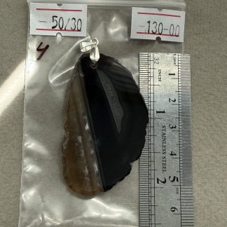 Підвіс Крапля 4, тонований агат. Має бейл з петлею, відтінок світле лимонне золото, сталь
.
Розмір 50/30 мм 
.
Ціна за шт