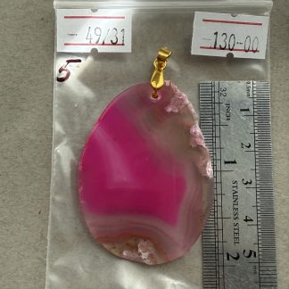 Підвіс Крапля 5, тонований агат. Має бейл з петлею, відтінок світле лимонне золото, сталь
.
Розмір 49/31 мм 
.
Ціна за шт