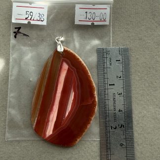 Підвіс Крапля 7, тонований агат. Має бейл з петлею, відтінок світле лимонне золото, сталь
.
Розмір 59/38 мм 
.
Ціна за шт