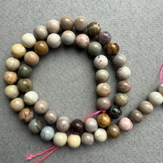 Намистини Агат Алашана, форма гладка куля. 
.
Розмір 8 мм, довжина 39 см. 
.
Ціна за нитку.