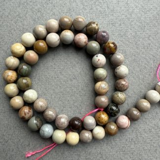 Намистини Агат Алашана, форма гладка куля. 
.
Розмір 8 мм, довжина 39 см. 
.
Ціна за нитку.