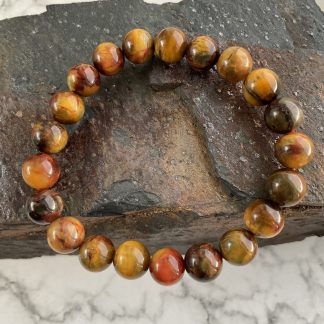 Браслет Пітерсит, форма куля, гладка.
Розмір намистини 8-9 мм, розмір 16 см обхвату.
Ціна за шт