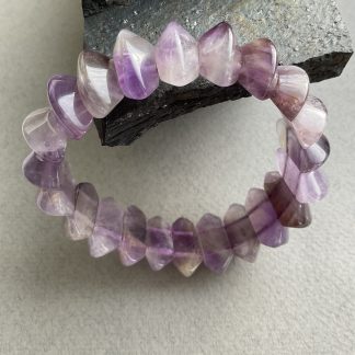 Браслет Аметист, форма дольки гладкі.
Розмір намистини 8-22мм, розмір 16см обхвату.
Ціна за шт.